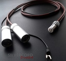 Silvercord Duo24  - pure solid OCC silver, balanced tonearm cable