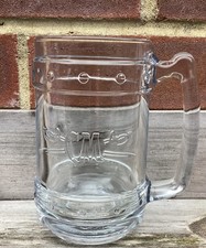 Captain Morgan Glass Tankard Stein Spiced Rum Embossed 410ml Brand New