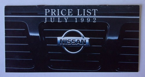 Nissan range orig - orig, mkt