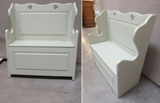 Painted monks bench - 3', bench-