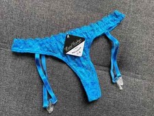 Ladies sexy blue lace