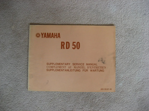 Yamaha manual driver s - yamaha, rd