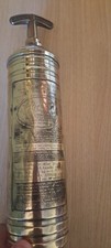 Vintage Brass Pyrent Fire Extinguisher "Circal 1950" 
