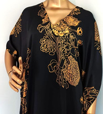 Kaftan dress long maxi - long, silky