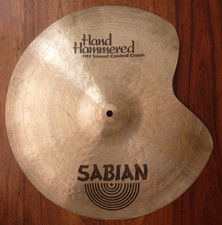 Sabian Hand Hammered 18" HH Sound Control Crash Cymbal (Repaired)