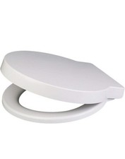 Euroshowers ROUND Duro Plastic Toilet Seat - Quick Release Soft Close