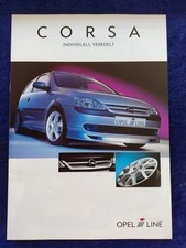Opel Corsa C i-Line Irmscher accessories brochure 2.2002