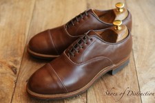 Viberg brown leather oxford - brown,