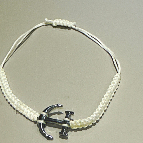 Nautical white adjustable cord - white,