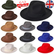 Mens wide brim fedora hat - mens,