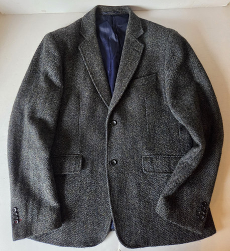 Harris tweed men charcoal - tweed,