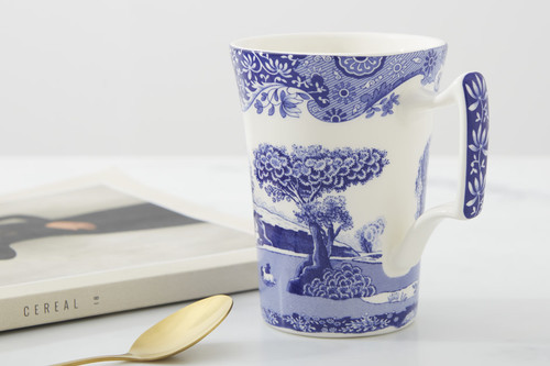 Spode blue italian mug - italian,