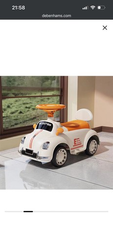 Lighted ride car push - ride,