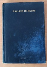 1909 Psalter In Metre And