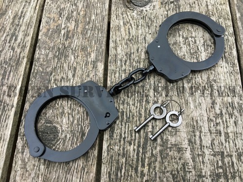 Handcuffs stainless steel - stainless,