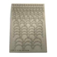 ASSORTED CURVED KERB STONES