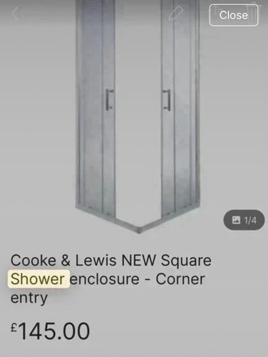 Corner shower enclosure - corner,
