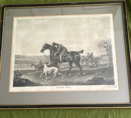 Set antique 1821 - antique, greyhound