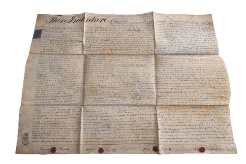 Vellum manuscript 1813 - vellum,