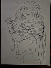 Original Inked Comic Art Of