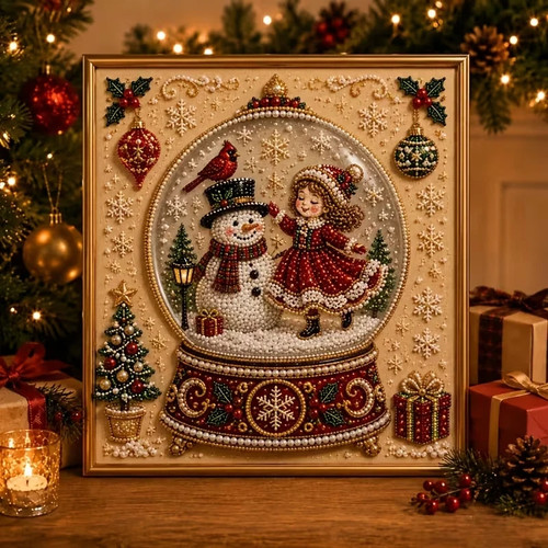 Christmas art diy pearl - art,,