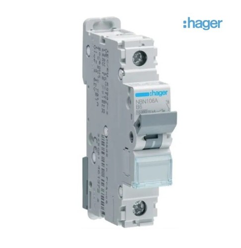 Hager nbn106a mcb fuse b - hager,