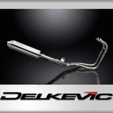 KAWASAKI ER5 1996-07 FULL EXHAUST SYSTEM 320mm STAINLESS TRI SILENCER
