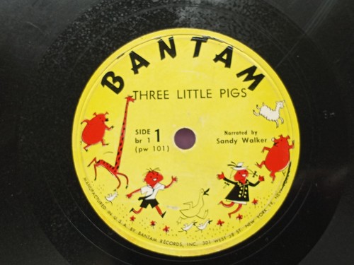 Vtg bantam rpm record three - 78,