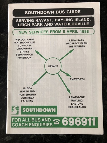 Southdown bus timetable - southdown,