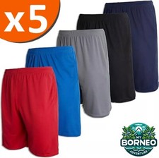 Boys Shorts 5 Pack  bundle | Mesh Active Pockets Waistband Drawstring |