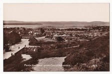 POOLE HARBOUR with ELECTRIC TRAM ROUTE via CONSTITUTION HILL, c.1910s RPPC