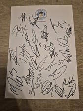23 Signed On A Wigan Athletic Football Teamsheet 2025/26