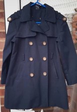 Girls Zara Navy Raincoat Trenchcoat Age 3 - 4