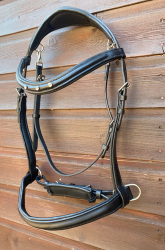 Crystal bitless bridle side - crystal,