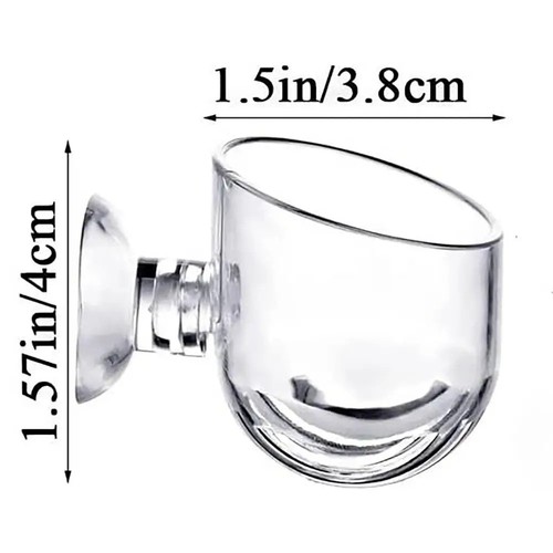 Acrylic aquatic plant cup - acrylic,