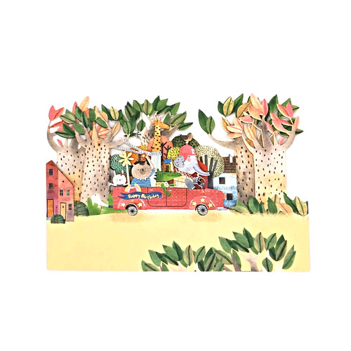 Animal road trip - trip, 3d