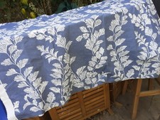 Striking Unused Laura Ashley Blue and White Fabric 144 x 104 cm