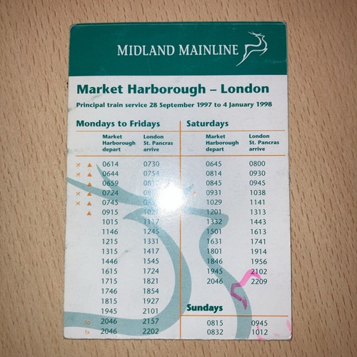 Midland mainline 1998 - midland, 1998.
