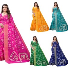 Women's Bandhani Printed Jari