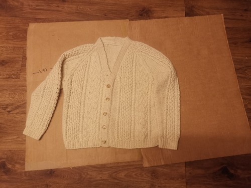 Genuine hand knitted aran pure - genuine, hand-knitted