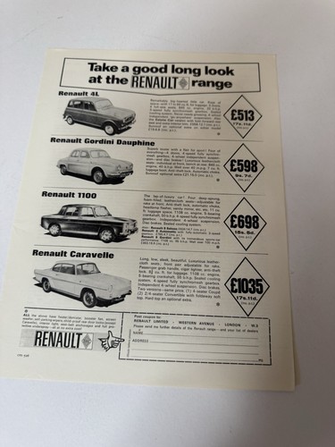 Original 1965 renault - original,