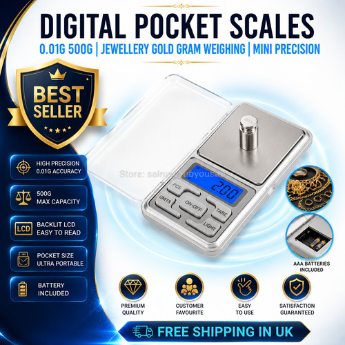 Digital pocket scales 01g - pocket,