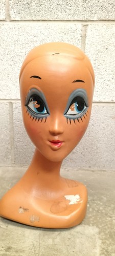 Vintage mannequin head twiggy - mannequin,