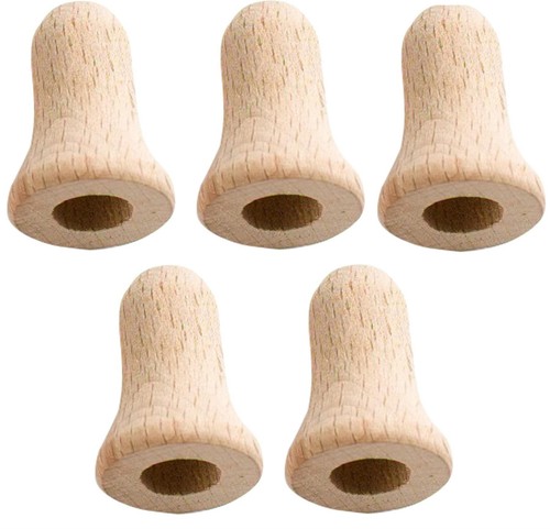 Wooden bell cord pull - bell,