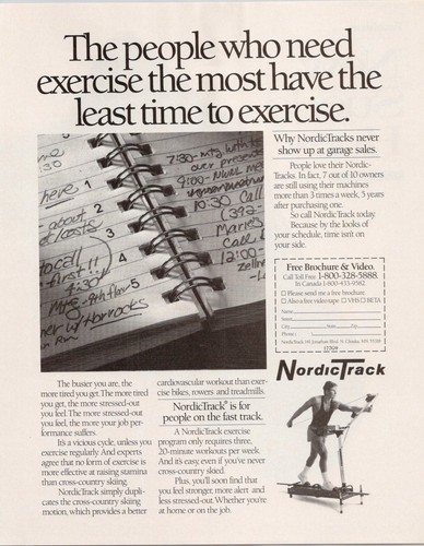 Nordictrack vintage print - nordictrack, ad