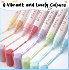 Chalk Pens for Blackboards & Windows - Erasable Liquid Chalk Markers