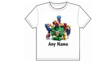 Personalised Kids Lego Top T
