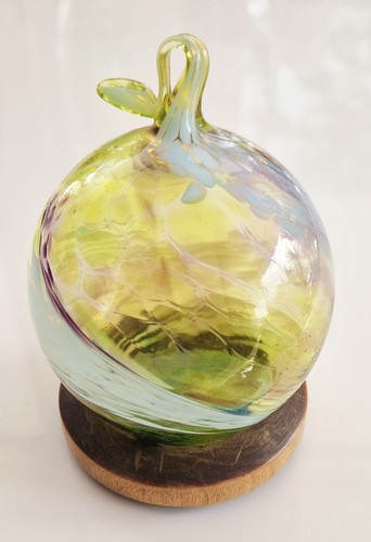 Hand blown studio art witch - hand-blown,
