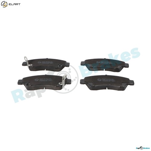 Brake pad set disc - set,