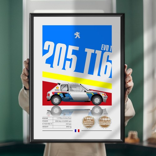 Peugeot 205 t16 - t16, evo